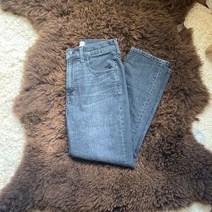 Madewell - The Perfect Vintage Crop Jean in Lunar Wash Black size 28